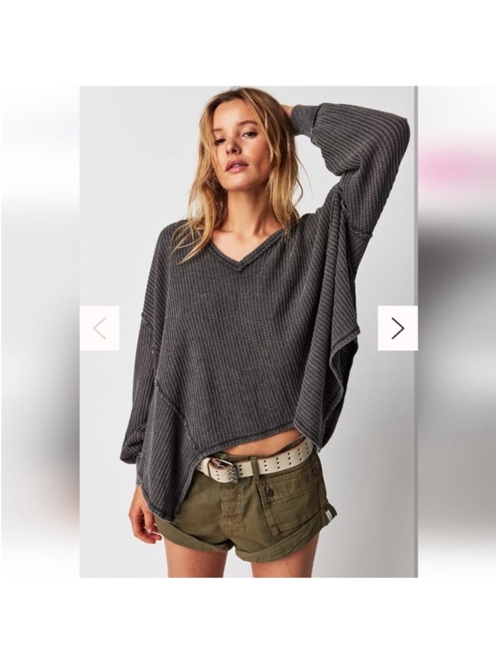 FREE PEOPLE CAROLINE THERMAL SIZE Medium